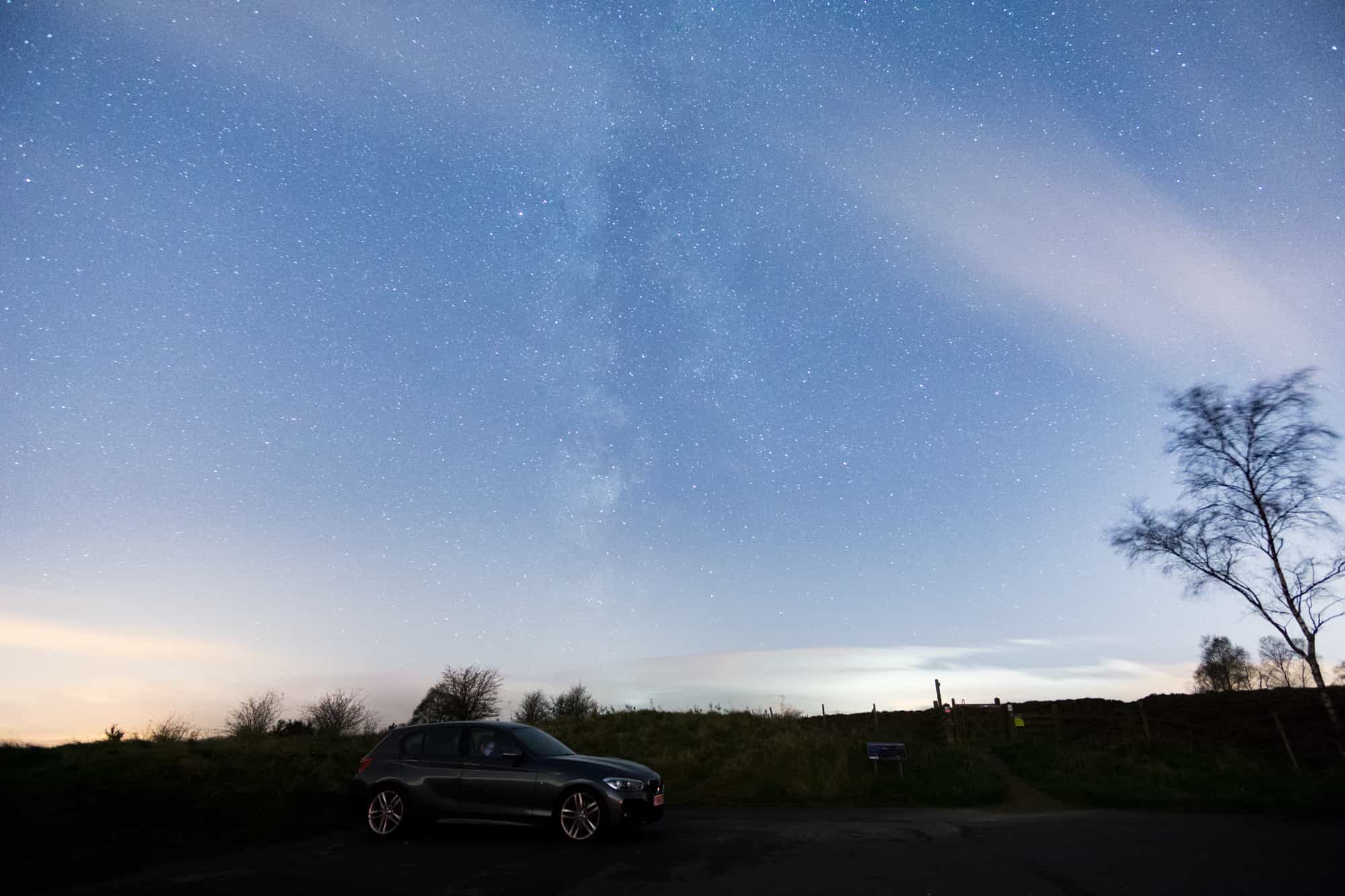 See what I mean? Terrible skies. Also, what’s with that car’s wheel?